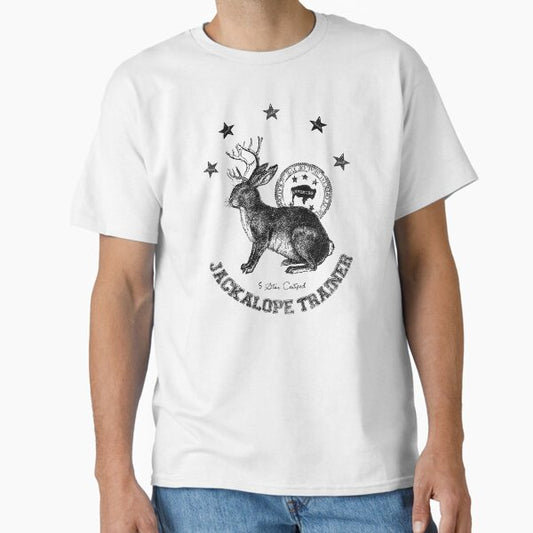 Jackalope trainer white background T-Shirt