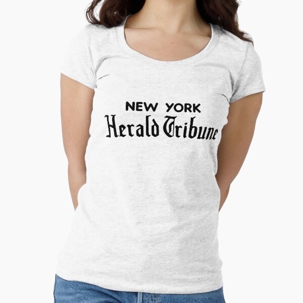 New York Herald Tribune Fitted Scoop T-Shirt