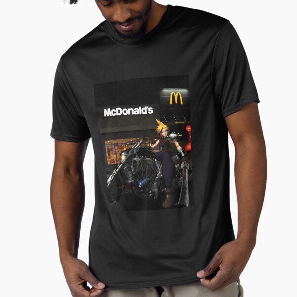 Final Fantasy Cloud Mcdonalds Active T-Shirt