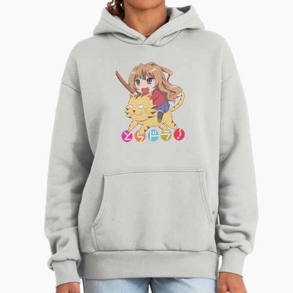 Taiga Aisaka Chibi Riding Tiger – Toradora! Cute Anime Design Hoodie