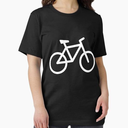 White Bike Bicycle Tshirt T-Shirt