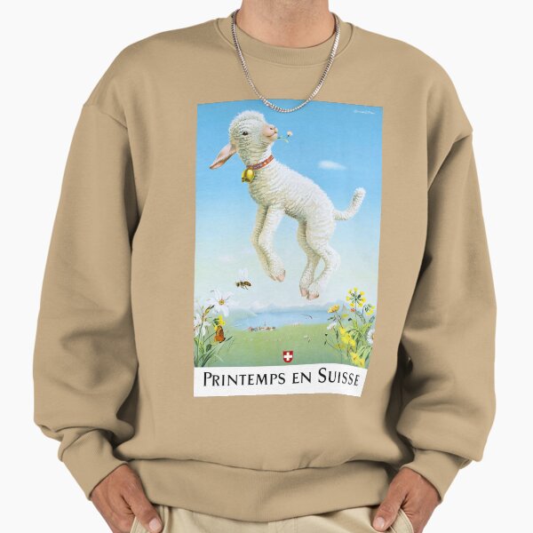 1945 Spring In Switzerland Travel Poster Sweatshirt