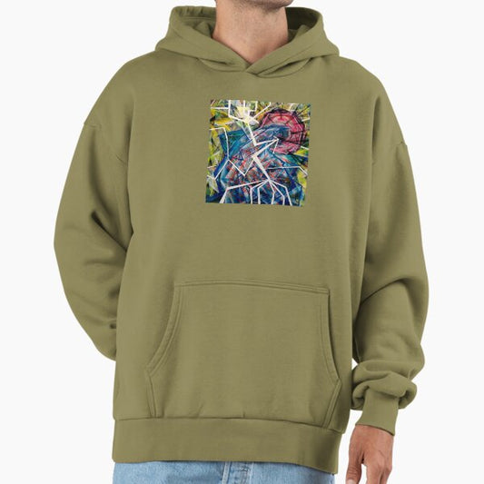 Lightening Graffiti Abstract Hoodie