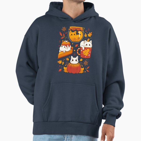 Pumpkin Party Kittens - Fall Cats Hoodie