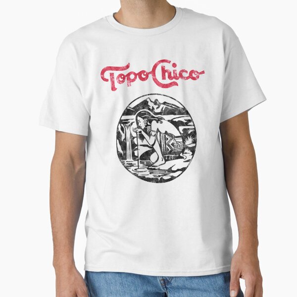 Aztec princess - Topo Chico agua mineral worn and washed logo (sparkling mineral water) T-Shirt
