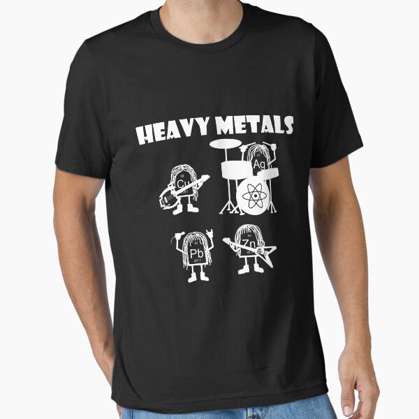 Heavy metals rock, chemistry, physics - periodic table of elements T-Shirt