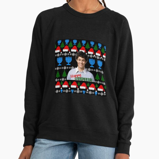 Chrismukkah sweater Lightweight Sweatshirt