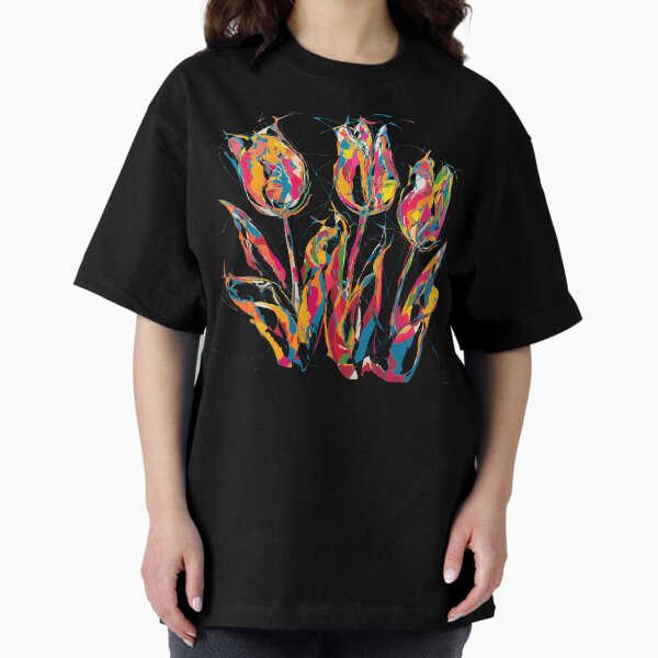 Colorful tulips in an abstract style T-Shirt