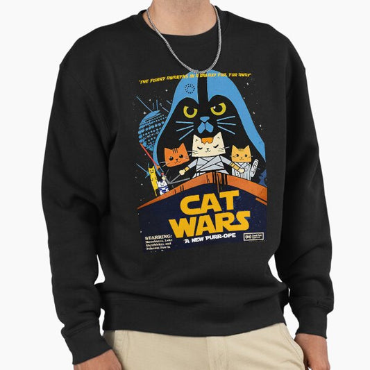 Cat Wars: Movie Parody Sweatshirt