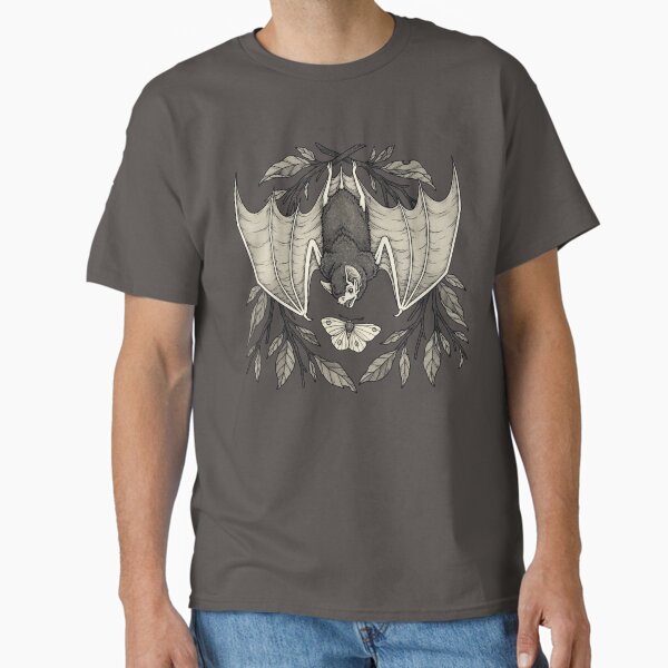 Gothic Bat Witchcraft Dark Academia Therian Furry Goblincore T-Shirt