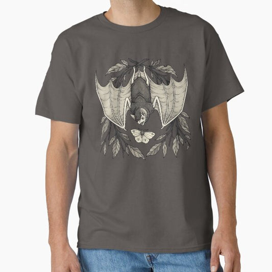 Gothic Bat Witchcraft Dark Academia Therian Furry Goblincore T-Shirt