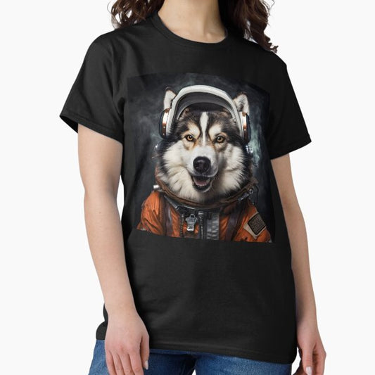 Astro Dog - Siberian Huskie T-Shirt
