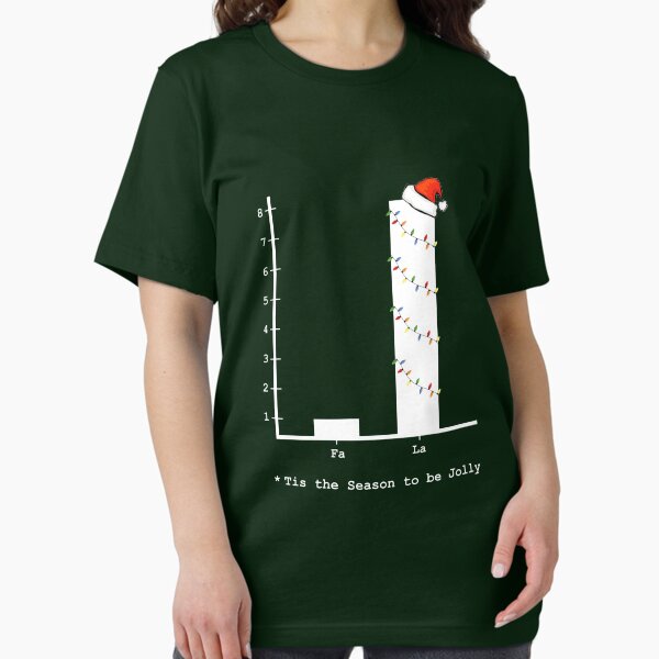Christmas Carol Math Bar Graph T-Shirt