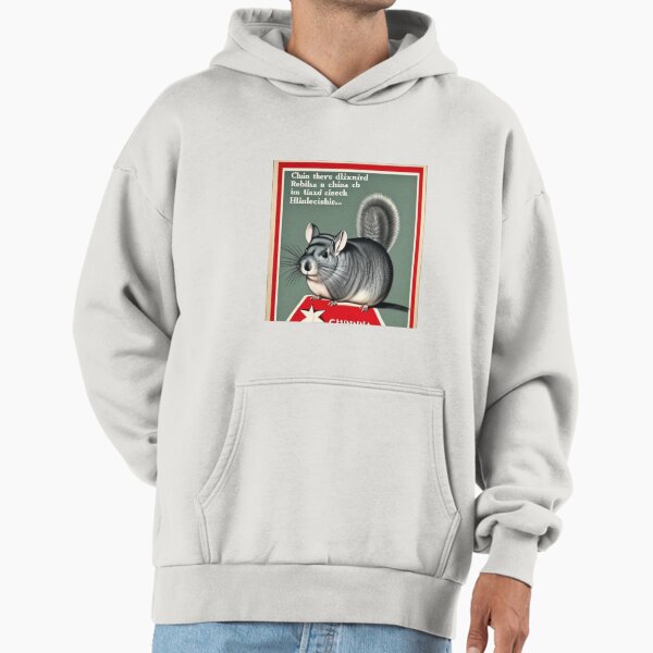 Chinchilla Political Poster Hoodie