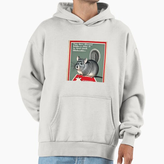 Chinchilla Political Poster Hoodie