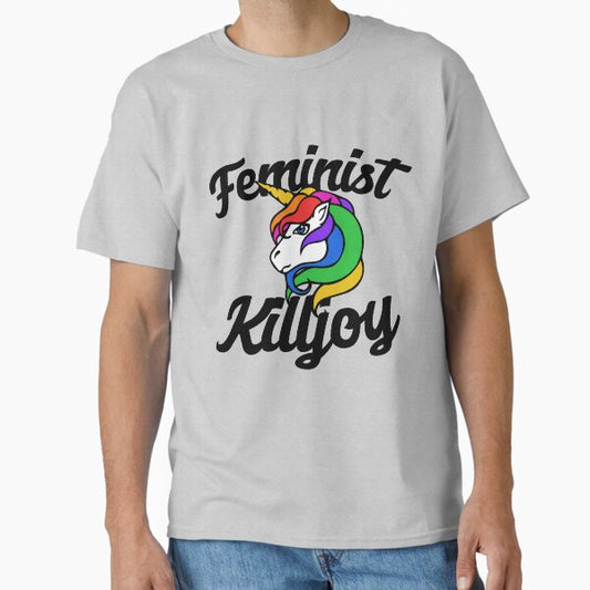 Feminist Killjoy Unicorn Art T-Shirt