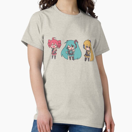 Vocaloid Triple Baka Chibis T-Shirt