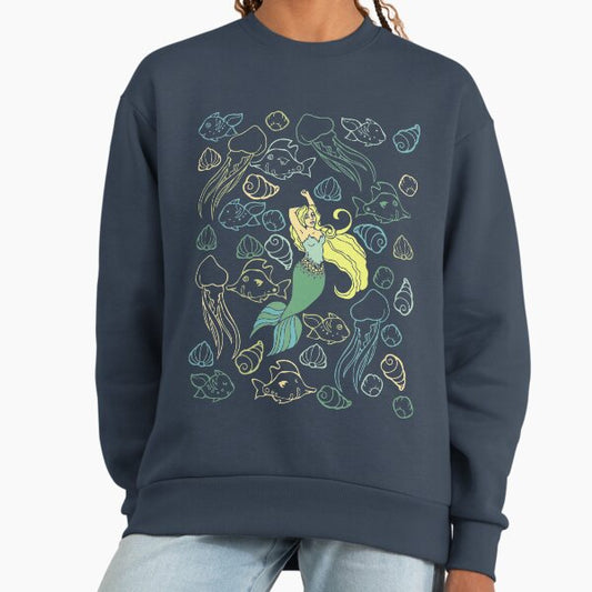 Mermaid in the ocean Sweatshirt