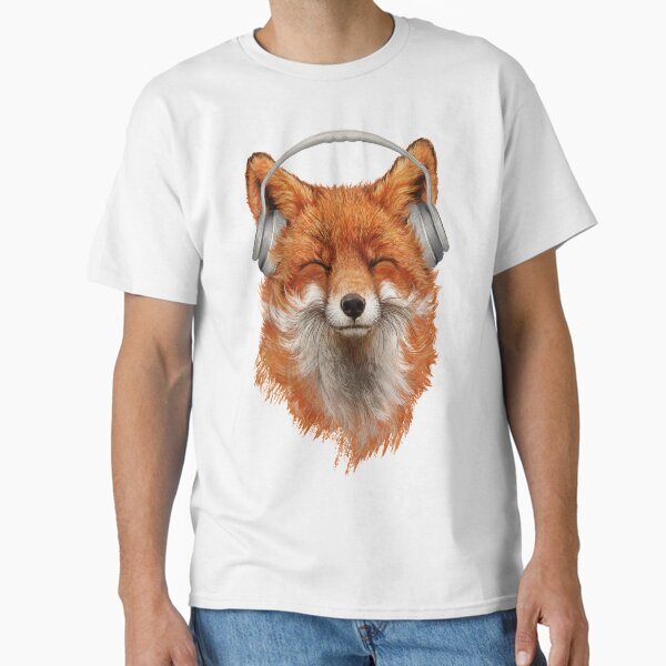 Smiling Musical Fox T-Shirt