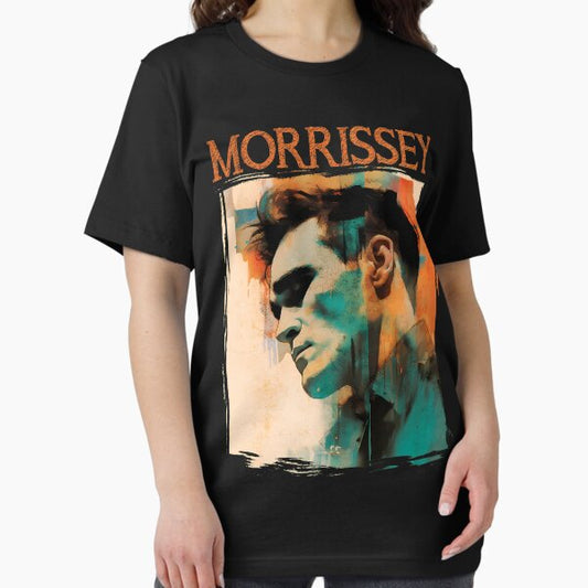 Morrissey 80s 90s moz illustration art work T-Shirt