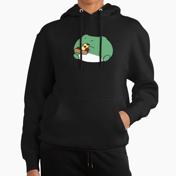 Frog Eating Pizza Hoodie