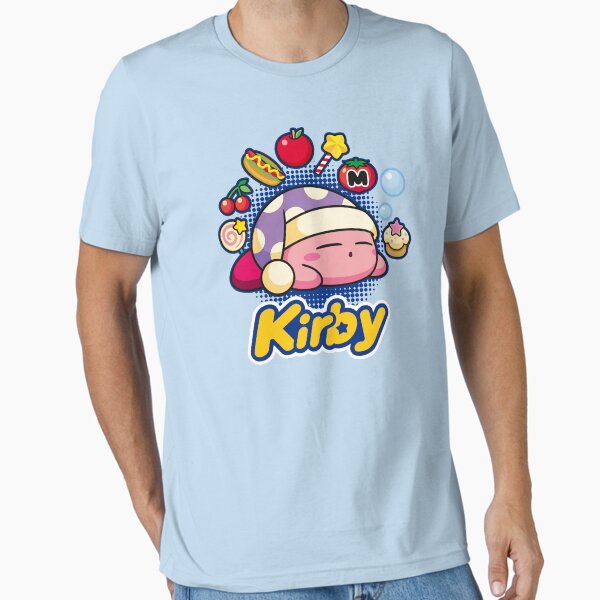 Kirby Sleeping Dreaming About Many Tasty Little Trinkets T-Shirt