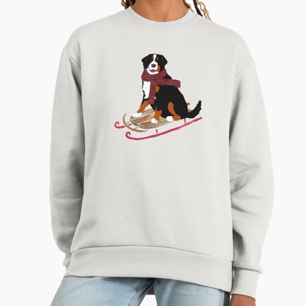 Bernese Mountain Dog Sledding Sweatshirt
