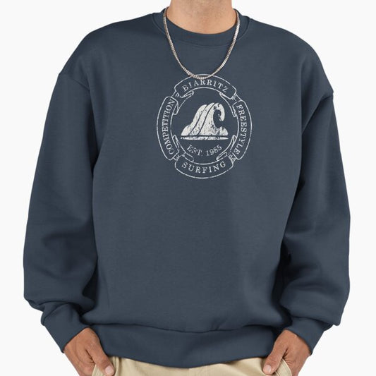 Retro Biarritz Waves Sweatshirt