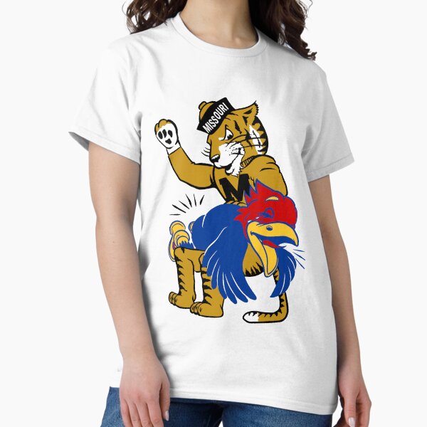 Vintage M-U Tiger vs. K-U Jayhawk Spanking T-Shirt