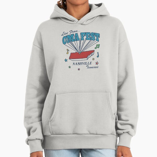 Live From CMA FEST Nashville Tennessee Country Festival Hoodie