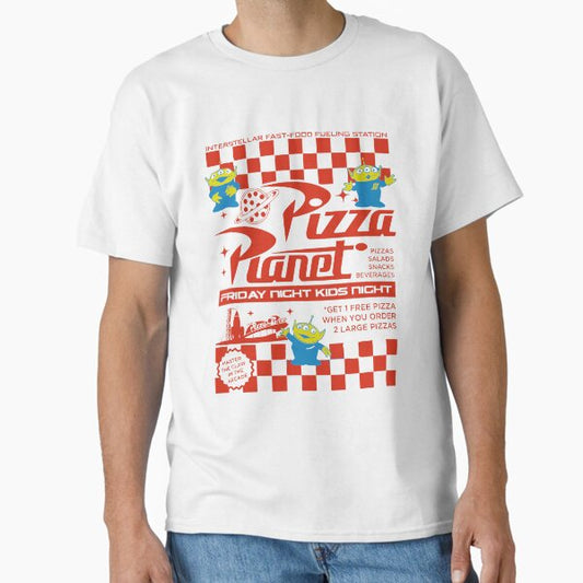 Aliens Pizza Planet Alien T-Shirt