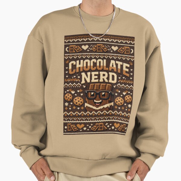Chocolate nerd, great knitting picture Sweatshirt