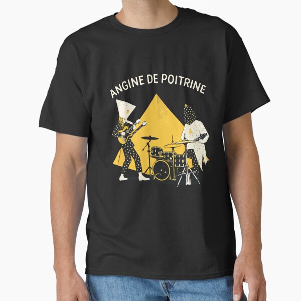 Abstract Indie Band Vintage Music Graphic Geometric Rock Aesthetic Design T-Shirt