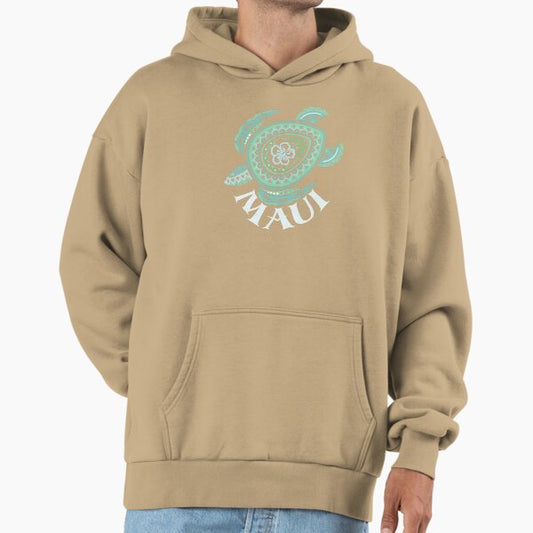 Vintage Maui Tribal Turtle Hoodie