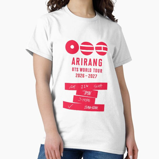 ARIRANG BTS World Tour 2026-2027 T shirt T-Shirt