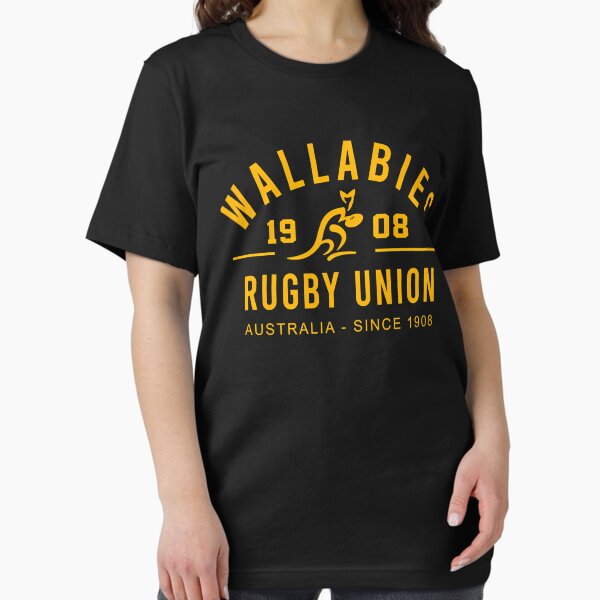 He Wallabies Logo Rugby Rise T-Shirt