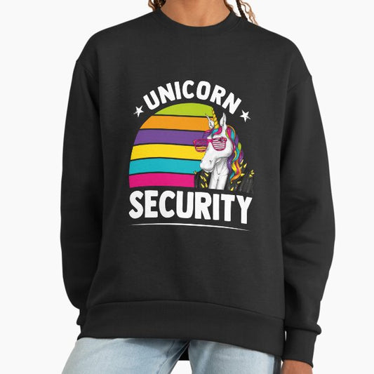 Unicorn Security Funny Unicorn Lover Mythical Creature Love Sweatshirt