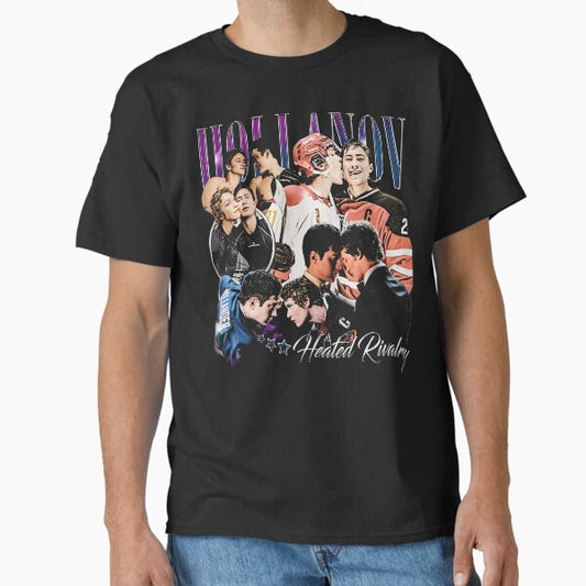 Vintage Bootleg Heated Rivalry Hollander Rozanov Hockey Romance Art T-Shirt