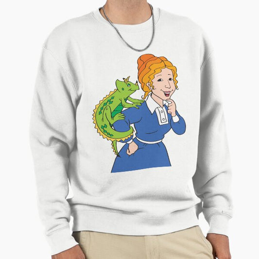 Frizzle Pattern Sweatshirt