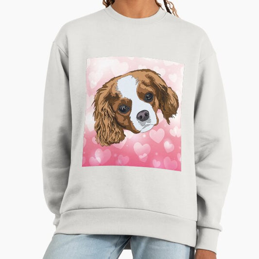 Spaniel Valentine’s Day pattern Sweatshirt