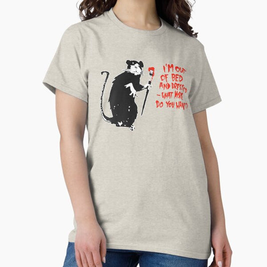 BANKSY | Out Of Bed Rat T-Shirt
