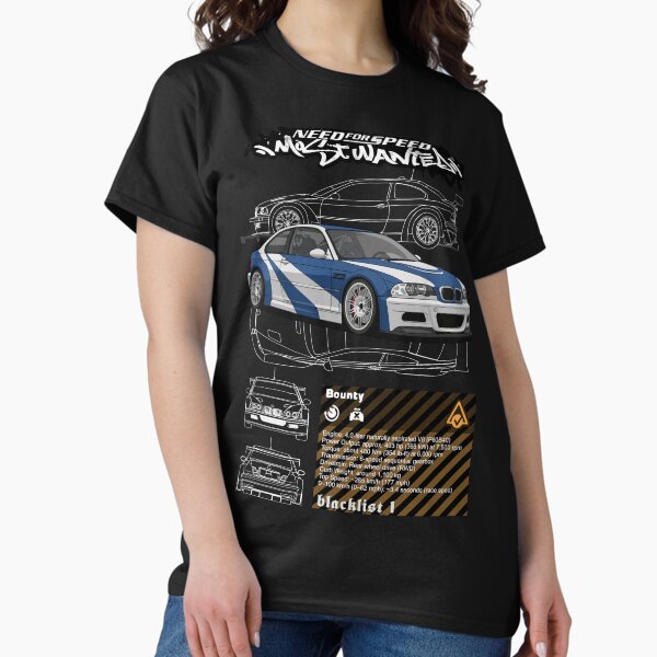 Need For Speed Most Wanted Blacklist #1 Legendary GTR T-Shirt