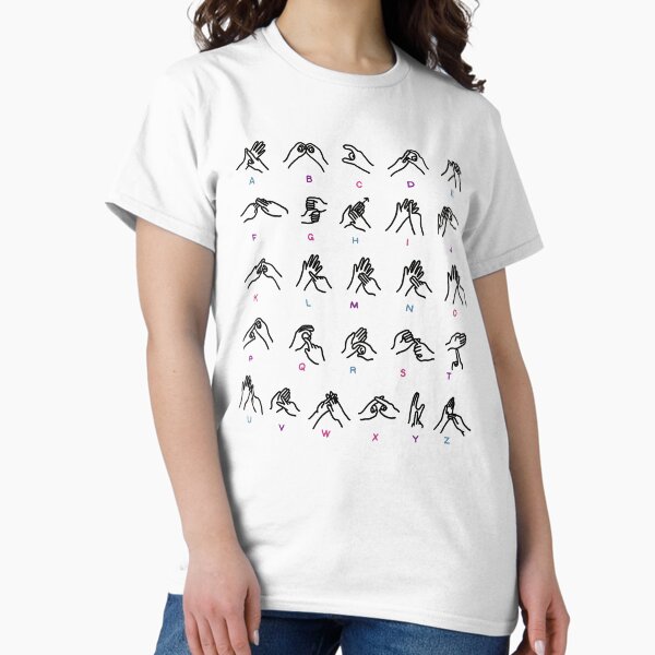 BSL Alphabet T-Shirt