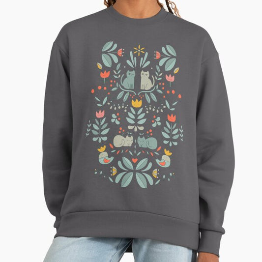 Swedish Folk Cats Sweatshirt