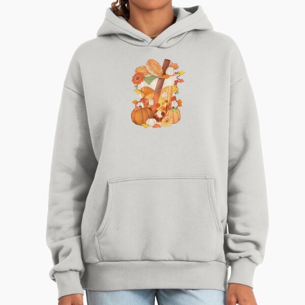 Autumn Aesthetic Bubble Tea Hoodie