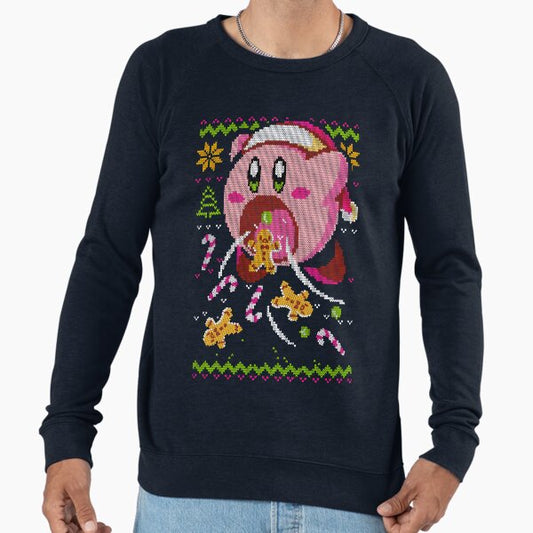 Cute Monster - Christmas Ugly Sweater Lightweight Sweatshirt