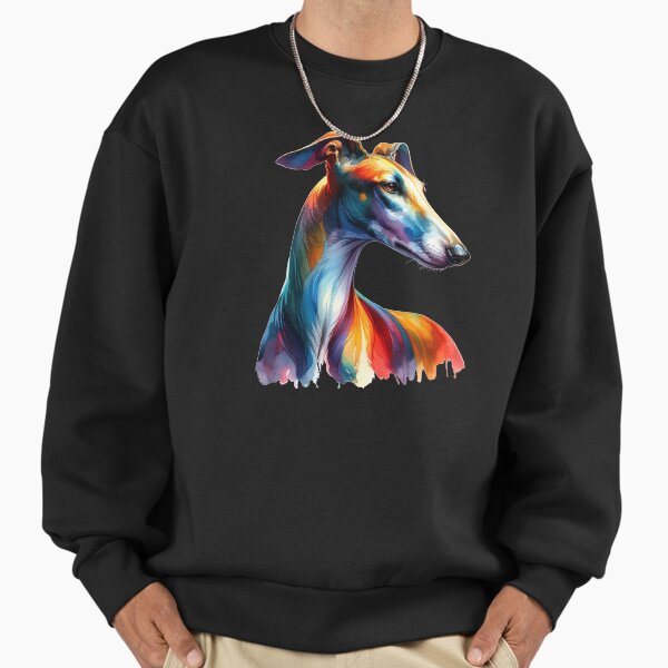 Galgo Español in watercolor - beautiful portrait: Repique Sweatshirt
