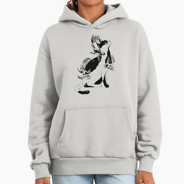 Cat with Fish Hoodie