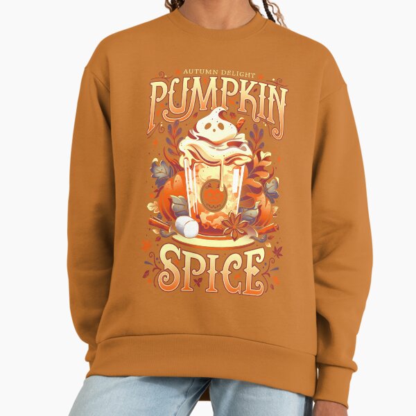 Ghostly Pumpkin Spice - Cute Food Sweatshirt