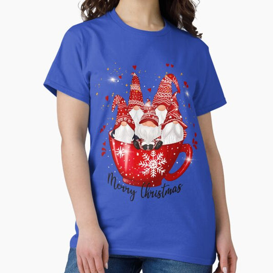 Christmas cute Family Gnomes T-Shirt